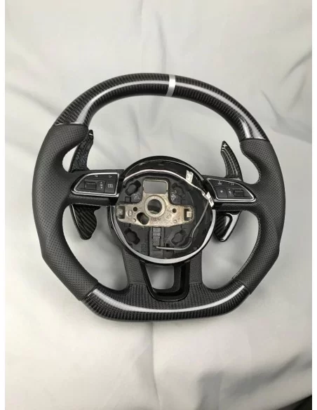  - Steering Wheels - 奥迪 Q5 SQ5 Q7 A1 A3 SQ7 碳皮方向盘 - 2 - 在 Tuneverse 探索奥迪 Q5 SQ5 Q7 A1 A3 SQ7 方向盘碳纤维皮革！提升您的内饰品质--立即订购！❇️❕