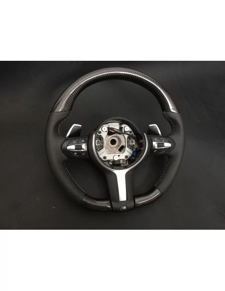  - Volante - BMW F30 F31 F15 F16 Volante Cuero Carbono - 1 - ¡Comprar BMW F30 F31 F15 F16 Volante de cuero de carbono en Tunever