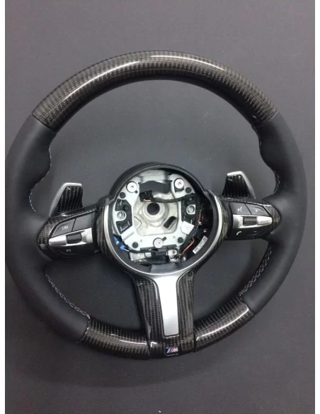  - Steering Wheels - 宝马 F30 F31 F32 F35 F15 X5 F16 X6 F20 碳皮方向盘 - 2 - BMW F30 F31 F32 F35 F15 X5 F16 X6 F20 碳纤维真皮方向盘，时尚舒适，提升您的驾驶