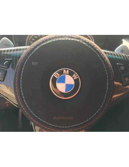  - Steering Wheels - Кермо BMW M6 E63 M5 E60 Карбонова алькантара - 7 - Оновіть кермо BMW M6 E63 M5 E60 з карбонової алькантари 