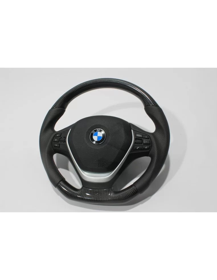  - Steering Wheels - Kierownica BMW F30 F31 F15 F16 ze skóry węglowej - 1 - Kierownica BMW F30 F31 F15 F16 ze skóry węglowej