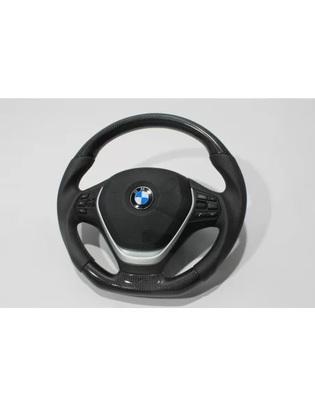  - Steering Wheels - BMW F30 F31 F15 F16 Steering Wheel Carbon Leather - 1 - Discover the BMW F30 F31 F15 F16 Steering Wheel Car