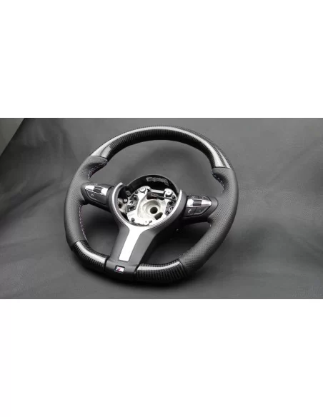  - Steering Wheels - Kierownica BMW F30 F31 F15 F16 ze skóry węglowej - 2 - Kierownica BMW F30 F31 F15 F16 ze skóry węglowej