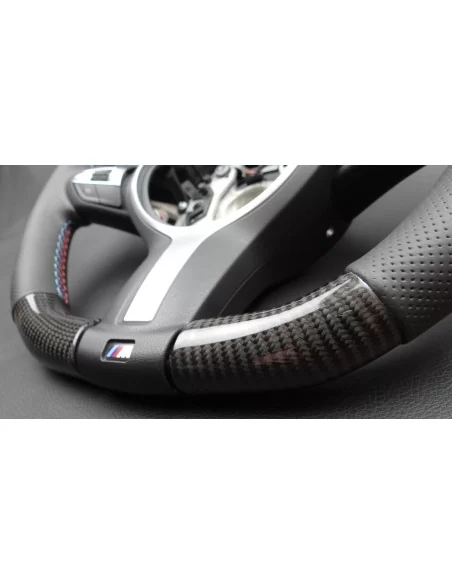  - Volant - BMW F30 F31 F15 F16 Volant en cuir carbone - 3 - Achetez le volant BMW F30 F31 F15 F16 en cuir carbone chez Tunevers