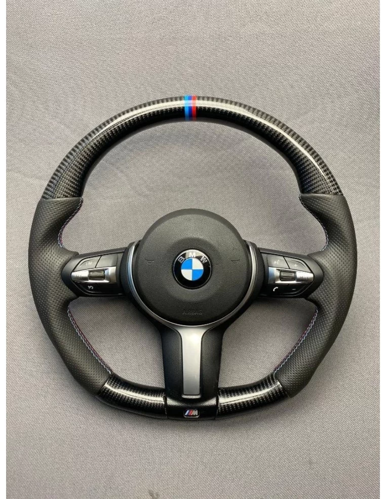  - Steering Wheels - 宝马 F30 F20 F22 F32 F33 X5 F15 X6 F16 碳皮方向盘 - 1 - 为您的宝马 F30 F20 F22 F32 X5 F15 X6 F16 配备时尚的碳纤维真皮方向盘。卓越品质，极致舒