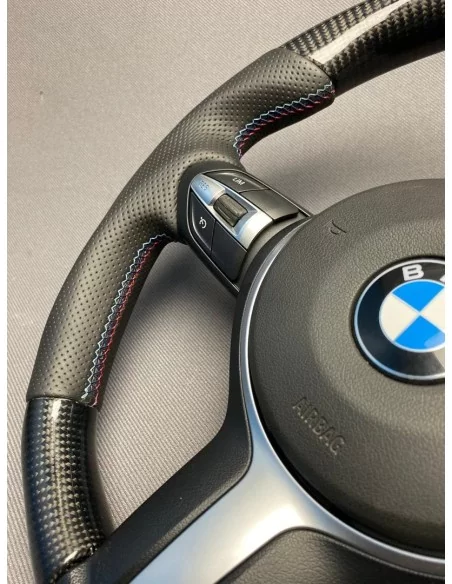  - Steering Wheels - BMW F30 F20 F22 F32 F33 X5 F15 X6 F16 Steering Wheel Carbon Leather - 6 - Enhance your BMW F30 F20 F22 F32 