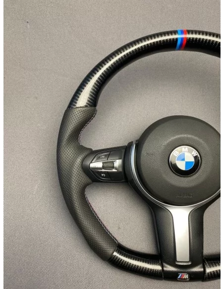  - Steering Wheels - 宝马 F30 F20 F22 F32 F33 X5 F15 X6 F16 碳皮方向盘 - 8 - 为您的宝马 F30 F20 F22 F32 X5 F15 X6 F16 配备时尚的碳纤维真皮方向盘。卓越品质，极致舒