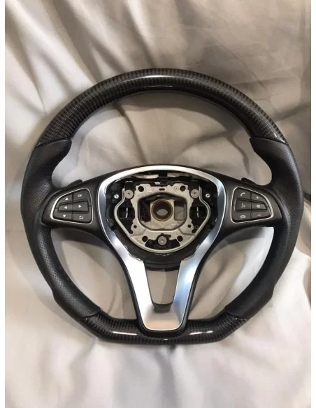  - Steering Wheels - Kierownica Mercedes-Benz GLE GLC GLS C CLA W205 W292 X166 w kolorze fortepianowej czerni ze skórą - 3 - Kie