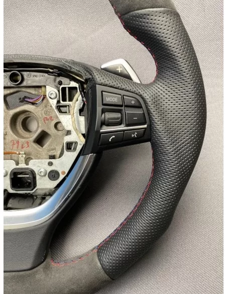  - Steering Wheels - BMW F10 F01 Steering Wheel Alcantara Carbon - 9 - Enhance your BMW with the F10 F01 Steering Wheel Alcantar