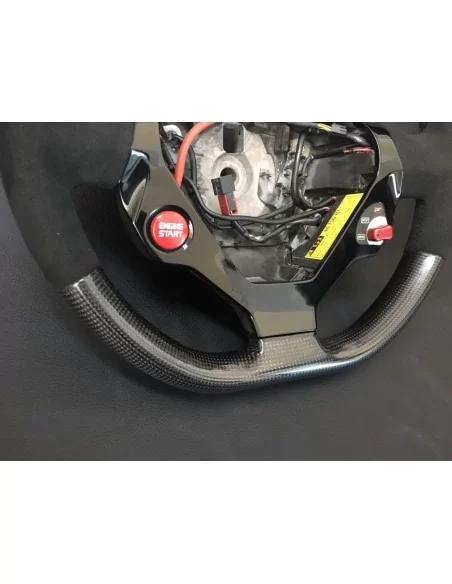  - Steering Wheels - Ferrari 458 Steering Wheel Carbon Alcantara - 4 - Upgrade your Ferrari 458 with our Carbon Alcantara Steeri