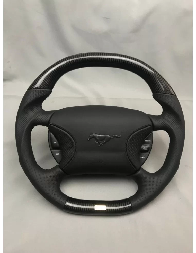  - Steering Wheels - Кермо Ford Mustang з карбонової шкіри - 1 - Перетворіть свій Ford Mustang з нашим преміальним карбоновим шк