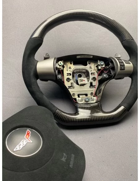  - Steering Wheels - Kierownica Chevrolet Corvette С6 Carbon Alcantara - 6 - Zmień swoje wrażenia z jazdy dzięki kierownicy Chev