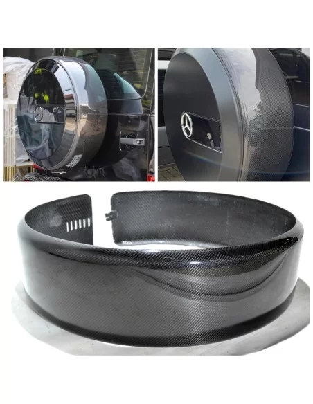  - Mercedes-Benz - Carbon fiber rear wheel spare ring cover for Mercedes-Benz W463 G-Wagon till 2007 - 1 - Enhance your Mercedes