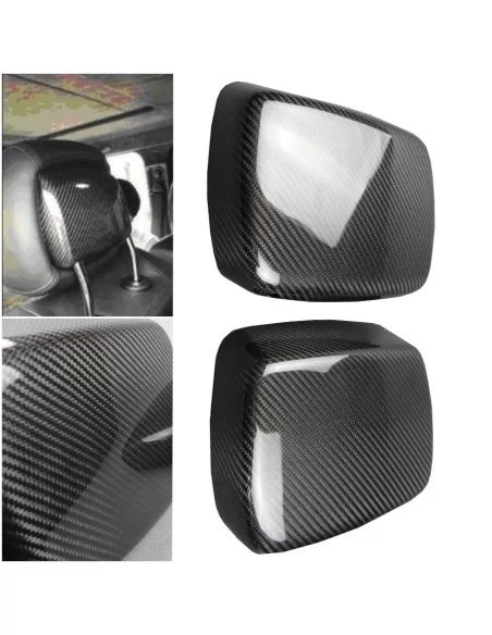  - Mercedes-Benz - Carbon fiber interior headrest covers for seats Mercedes-Benz W463 2013-2018 G-Wagon - 1 - Elevate your Merce