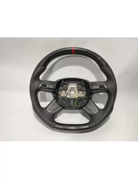  - Steering Wheels - Audi A4 B8 Q5 Q7 Кермо з карбонової шкіри - 2 - Купити Audi A4 B8 Q5 Q7 Рульове колесо з карбонової шкіри в