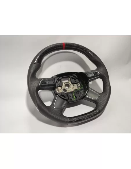  - Steering Wheels - Audi A4 B8 Q5 Q7 Кермо з карбонової шкіри - 3 - Купити Audi A4 B8 Q5 Q7 Рульове колесо з карбонової шкіри в