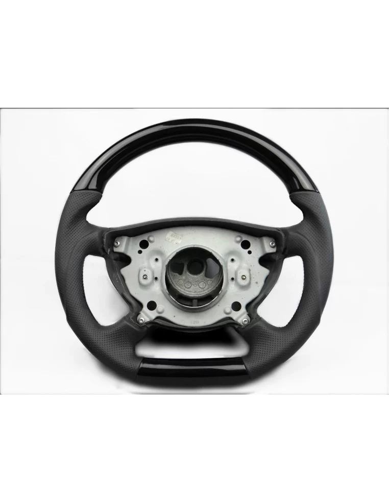  - Steering Wheels - 梅赛德斯-奔驰 G CLK E CLS 级 W209 W211 W219 W463 黑色真皮方向盘 - 1 - 这款优雅的黑色真皮方向盘适用于 G、CLK、E 和 CLS 级车型 W209、W211、W219 和 