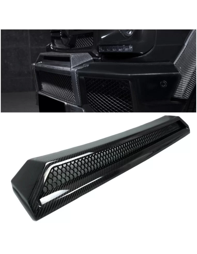  - Mercedes-Benz - Carbon fiber front AMG bumper upper attachment for Mercedes-Benz W463 G-Wagon - 1 - Upgrade your Mercedes-Ben