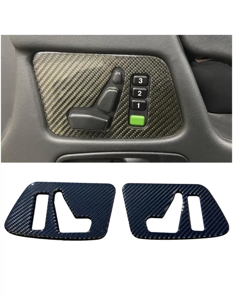  - Mercedes-Benz - Carbon fiber side interior door panels buttons covers for Mercedes-Benz G-Wagon W463 - 1 - Upgrade your Merce