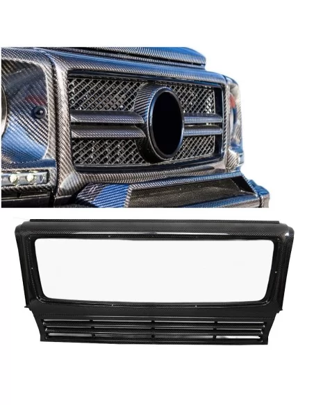  - Mercedes-Benz - Carbon Fiber Front AMG Grille Frame Trim for Mercedes-Benz G-Wagon W463 - 1 - Elevate your Mercedes-Benz W463