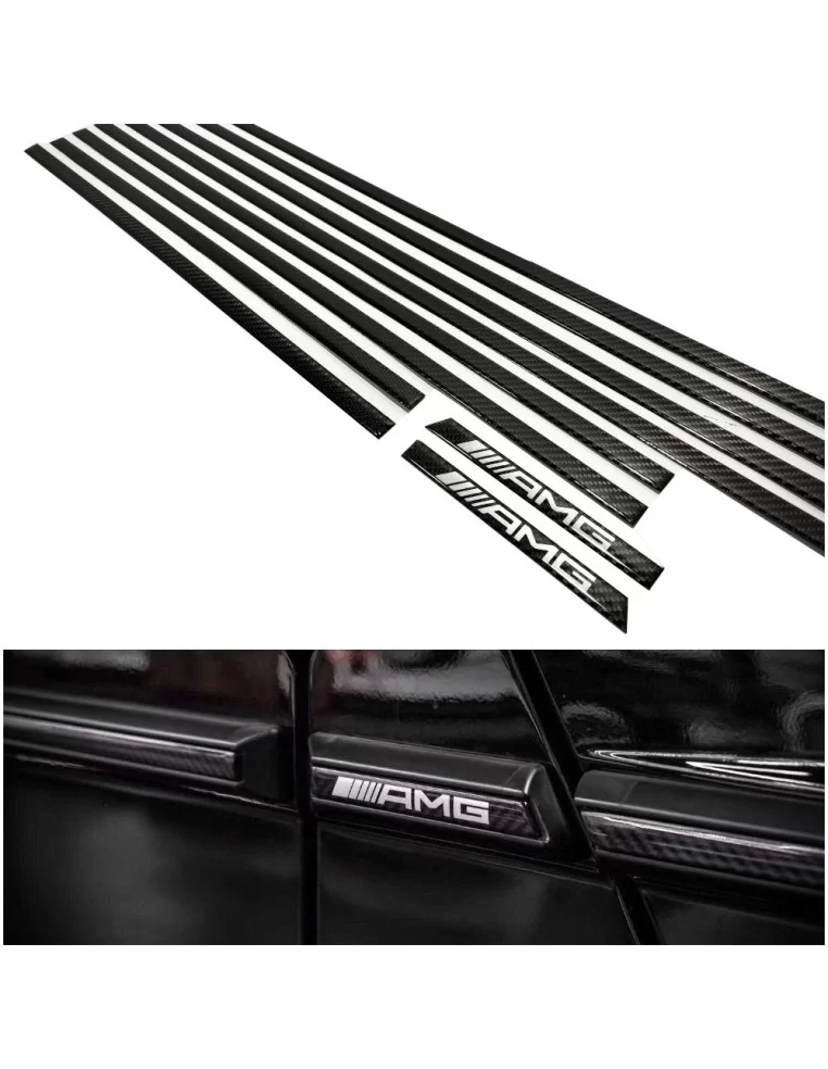  - Mercedes-Benz - Carbon fiber side mouldings insertions set AMG for Mercedes-Benz W463 G-Class - 1 - Enhance your Mercedes-Ben