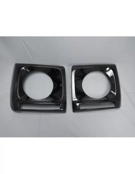  - Mercedes Benz - Cubiertas de fibra de carbono para faros delanteros Juego de 2 piezas para Mercedes-Benz W463 G-Wagon - 10 - 