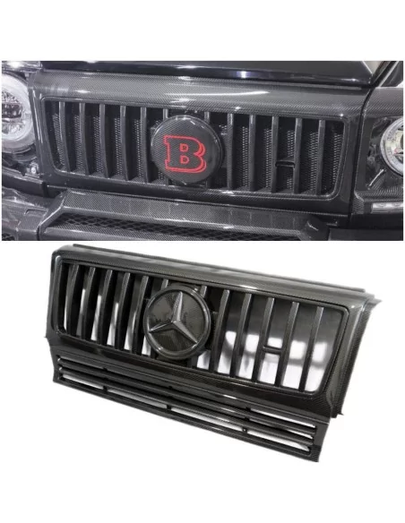  - Mercedes Benz - Kohlefaser Frontgrill W463 bis W463A für Mercedes-Benz G-Wagon 3er Set - 3 - Rüsten Sie Ihren Mercedes-Benz G