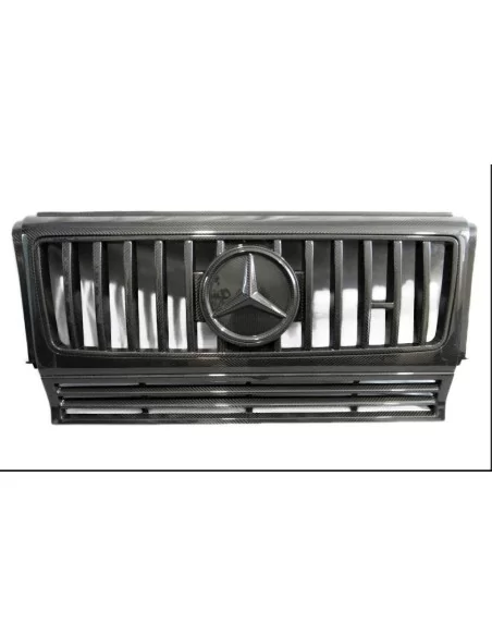  - Mercedes Benz - Kohlefaser Frontgrill W463 bis W463A für Mercedes-Benz G-Wagon 3er Set - 4 - Rüsten Sie Ihren Mercedes-Benz G