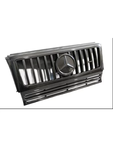  - Mercedes Benz - Kohlefaser Frontgrill W463 bis W463A für Mercedes-Benz G-Wagon 3er Set - 5 - Rüsten Sie Ihren Mercedes-Benz G