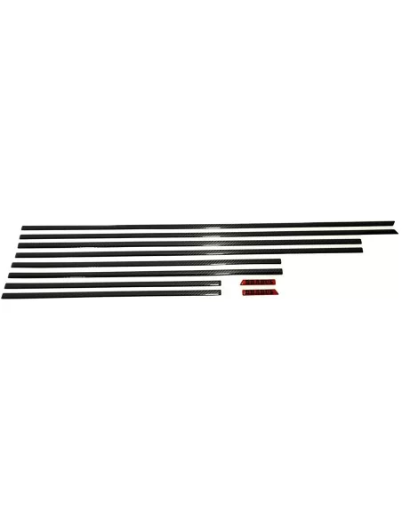  - Mercedes-Benz - Carbon fiber side body mouldings insertions Brabus for Mercedes-Benz G-Class W463A 10 pcs set - 2 - Buy Carbo