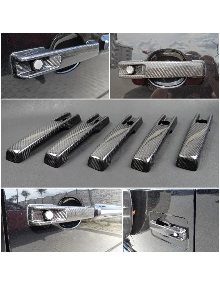  - Mercedes-Benz - Carbon fiber Brabus door handles covers for Mercedes-Benz W463A G-Class 5pcs set - 1 - Buy Carbon Fiber Brabu