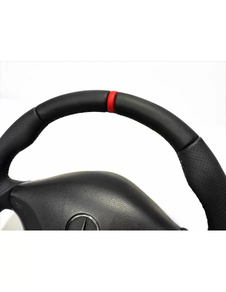  - Steering Wheels - Mercedes-Benz Sprinter 2006-2015 Steering Wheel Black Leather with Red 12 o'clock stripe - 5 - Upgrade your