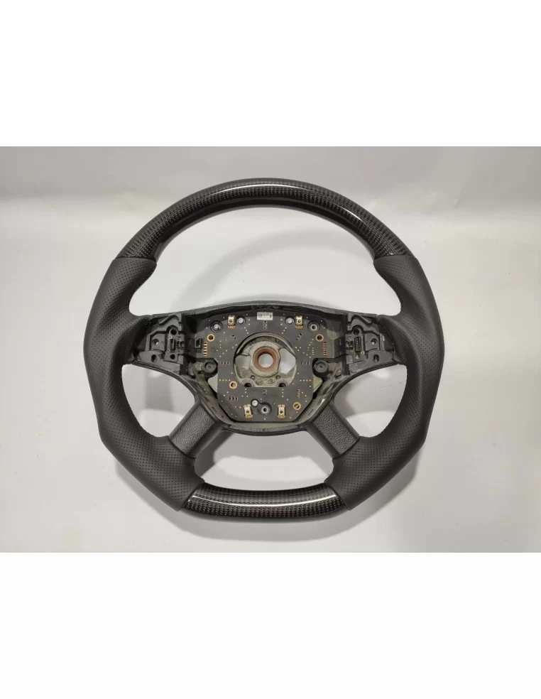  - Steering Wheels - Kierownica Mercedes-Benz ML W164 GL X164 R W251 Class z włókna węglowego i czarnej skóry - 1 - Kierownica M