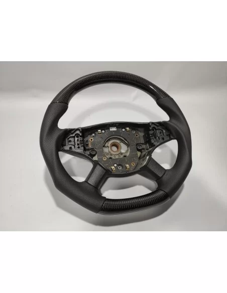  - Steering Wheels - Mercedes-Benz ML W164 GL X164 R W251 Class Steering Wheel Carbon Fiber Black Leather - 3 - Enhance your ML 