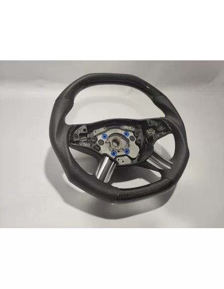  - Steering Wheels - Mercedes-Benz ML W164 GL X164 R W251 Class Steering Wheel Carbon Fiber Black Leather - 3 - Upgrade your Mer