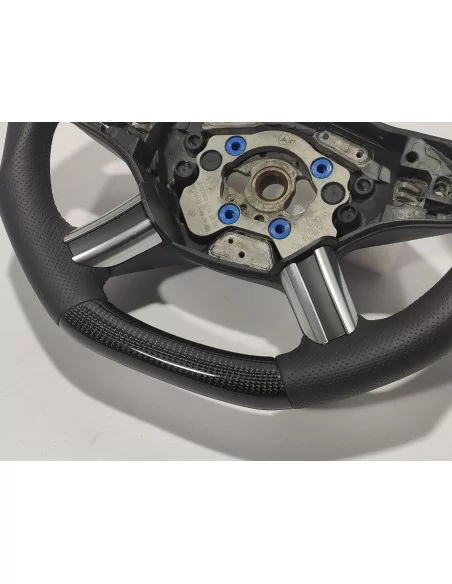  - Steering Wheels - Kierownica Mercedes-Benz ML W164 GL X164 R W251 Class z włókna węglowego i czarnej skóry - 4 - Kierownica M