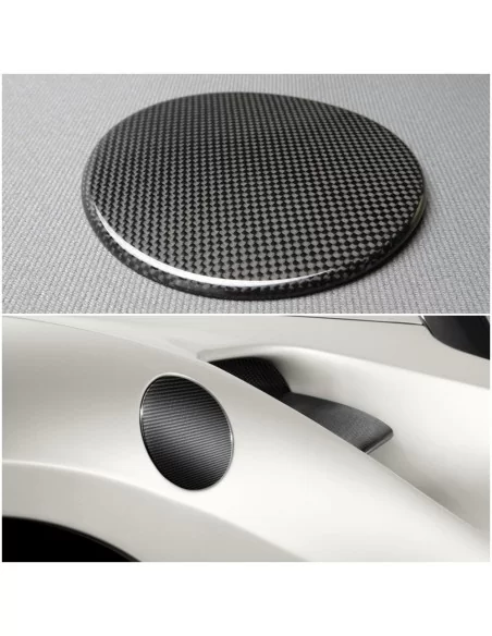  - Ferrari - Ferrari Gas Cap Carbon Cover - 1 - Enhance your Ferrari's style with this premium carbon cover for the gas cap, add