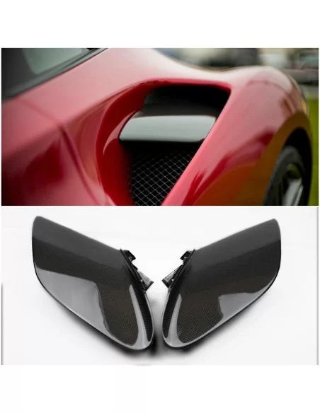  - Ferrari - Ferrari 488 GTB 2015-17 Carbon Side Vents - 1 - Elevate the style of your Ferrari 488 GTB 2015-17 with premium carb