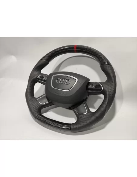  - Steering Wheels - Audi A4 B8 Q5 Q7 Кермо з карбонової шкіри - 10 - Купити Audi A4 B8 Q5 Q7 Рульове колесо з карбонової шкіри 