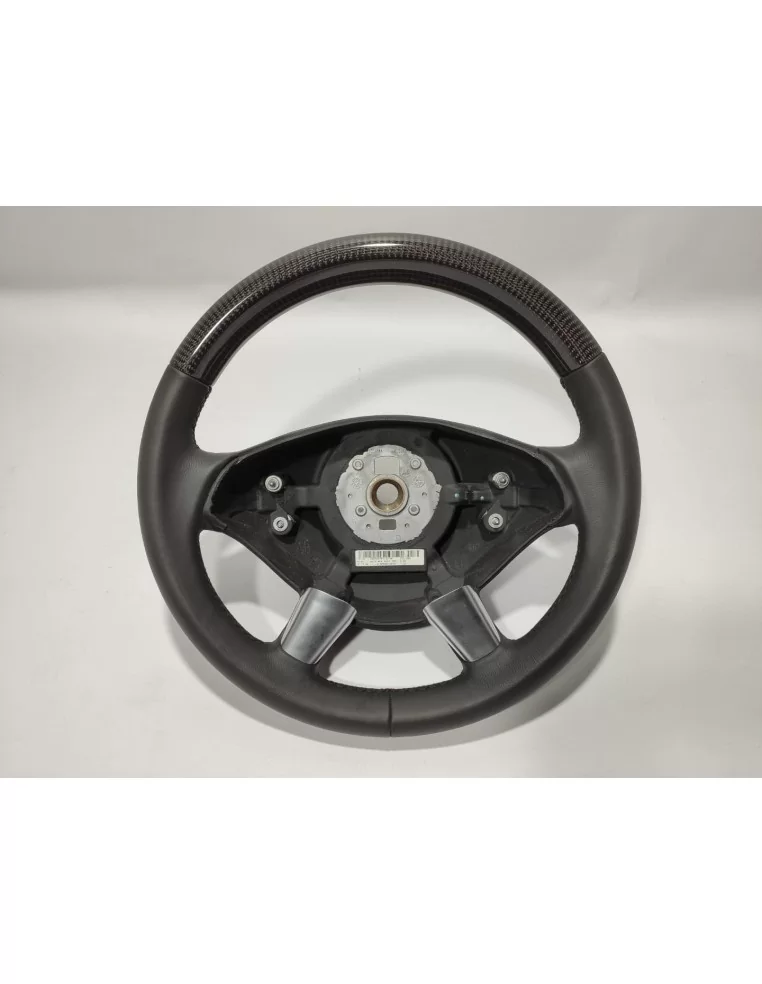  - Steering Wheels - 梅赛德斯-奔驰 Vito VIANO W639 10-2014 黑色碳纤维真皮方向盘 - 1 - 使用适用于梅赛德斯威霆 W639（2010-2014 年）的碳纤维黑色真皮方向盘，提升您的驾驶体验。时尚、舒适！✉️