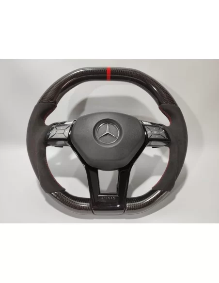  - Steering Wheels - 梅赛德斯-奔驰 W204 W212 C E AMG W218 W207 W172 SLK SL 碳阿尔坎塔拉方向盘 - 2 - 从 Tuneverse 购买梅赛德斯-奔驰 W204 W212 C E AMG W21