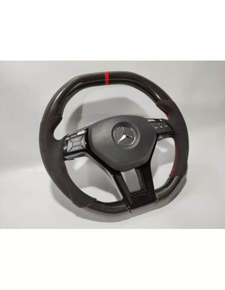  - Steering Wheels - 梅赛德斯-奔驰 W204 W212 C E AMG W218 W207 W172 SLK SL 碳阿尔坎塔拉方向盘 - 3 - 从 Tuneverse 购买梅赛德斯-奔驰 W204 W212 C E AMG W21