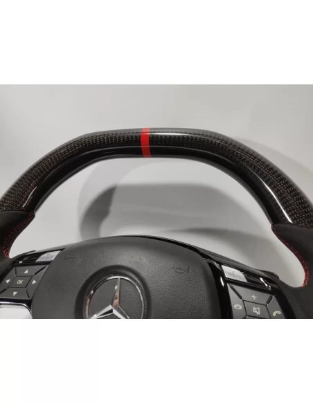  - Steering Wheels - 梅赛德斯-奔驰 W204 W212 C E AMG W218 W207 W172 SLK SL 碳阿尔坎塔拉方向盘 - 6 - 从 Tuneverse 购买梅赛德斯-奔驰 W204 W212 C E AMG W21