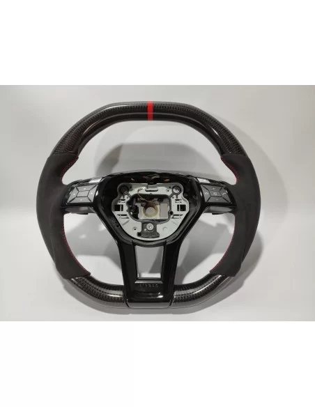  - Steering Wheels - 梅赛德斯-奔驰 W204 W212 C E AMG W218 W207 W172 SLK SL 碳阿尔坎塔拉方向盘 - 8 - 从 Tuneverse 购买梅赛德斯-奔驰 W204 W212 C E AMG W21