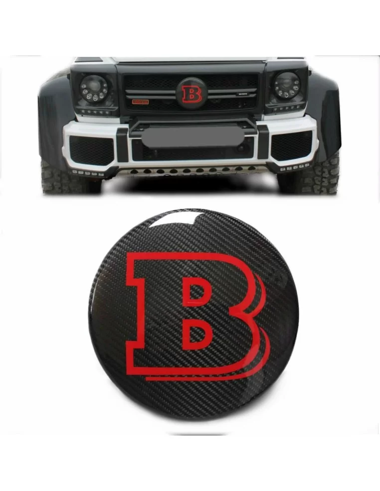  - logo & Emblems - Mercedes-Benz Frontkühlergrill Carbon Cap Badge - 1 - Veredeln Sie Ihren Mercedes-Benz mit einer stilvollen 