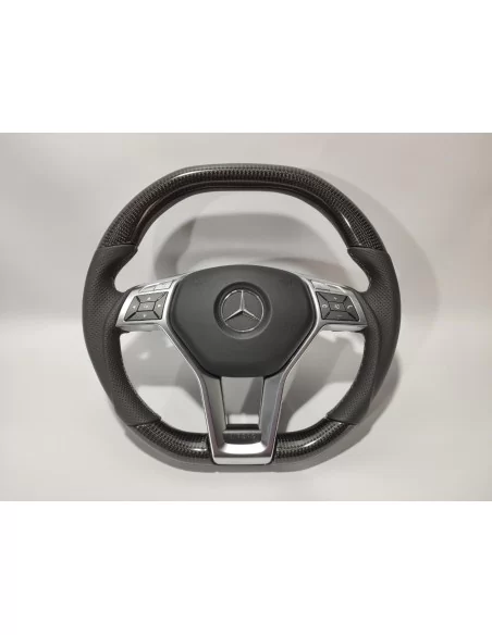  - Steering Wheels - 梅赛德斯-奔驰 W204 W212 C E AMG W218 W207 W172 SLK SL 碳皮方向盘 - 2 - 升级至梅赛德斯-奔驰 W204 W212 C E AMG 碳纤维真皮方向盘，提升握感和时尚感。