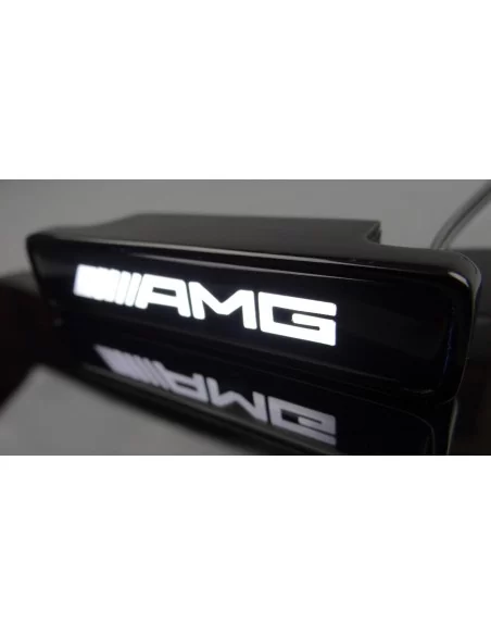  - logo & Emblems - AMG Style WHITE Frontgrill Badge Led Beleuchtetes Logo für Mercedes-Benz Fahrzeuge - 8 - Kaufen Sie den AMG 