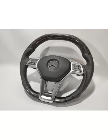  - Steering Wheels - 梅赛德斯-奔驰 W204 W212 C E AMG W218 W207 W172 SLK SL 碳皮方向盘 - 3 - 升级至梅赛德斯-奔驰 W204 W212 C E AMG 碳纤维真皮方向盘，提升握感和时尚感。