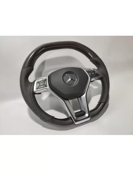  - Steering Wheels - 梅赛德斯-奔驰 W204 W212 C E AMG W218 W207 W172 SLK SL 碳皮方向盘 - 4 - 升级至梅赛德斯-奔驰 W204 W212 C E AMG 碳纤维真皮方向盘，提升握感和时尚感。