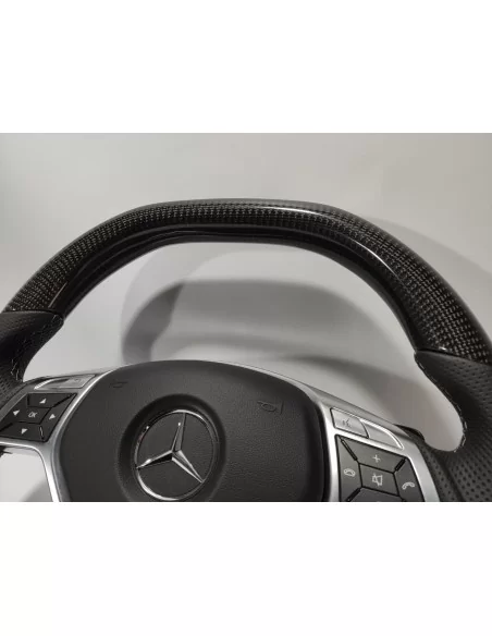  - Steering Wheels - 梅赛德斯-奔驰 W204 W212 C E AMG W218 W207 W172 SLK SL 碳皮方向盘 - 6 - 升级至梅赛德斯-奔驰 W204 W212 C E AMG 碳纤维真皮方向盘，提升握感和时尚感。